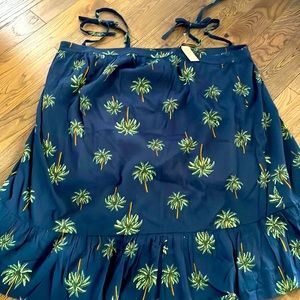 NEW Loft Plus cotton palm tree dress Size 20/22